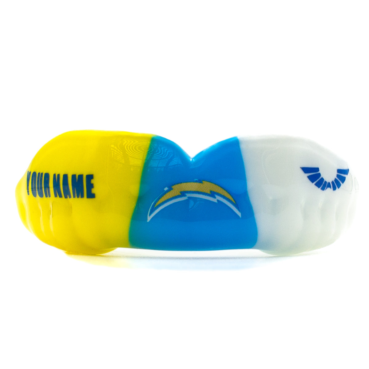 Custom Sports Mouthguard – 3-Stripe / - 3- Color Design Example