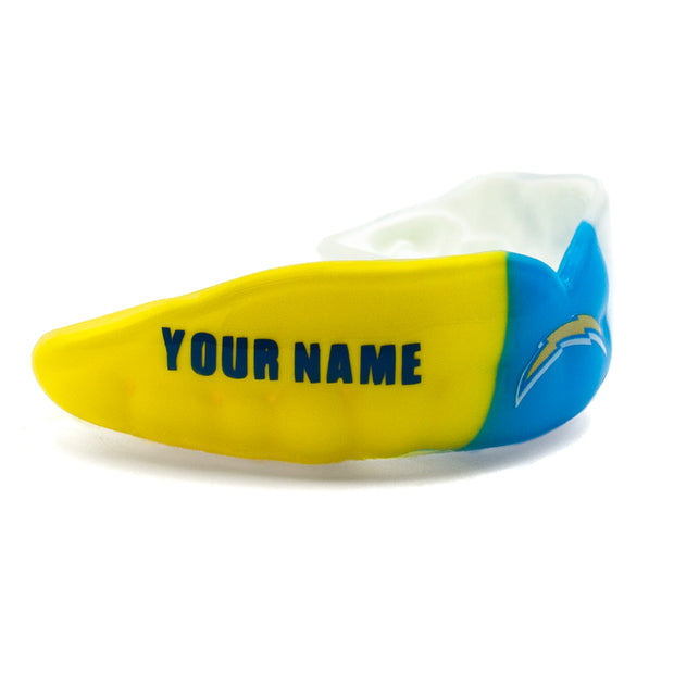 Custom Sports Mouth Guards  Example of 3 Stripes Tricolor