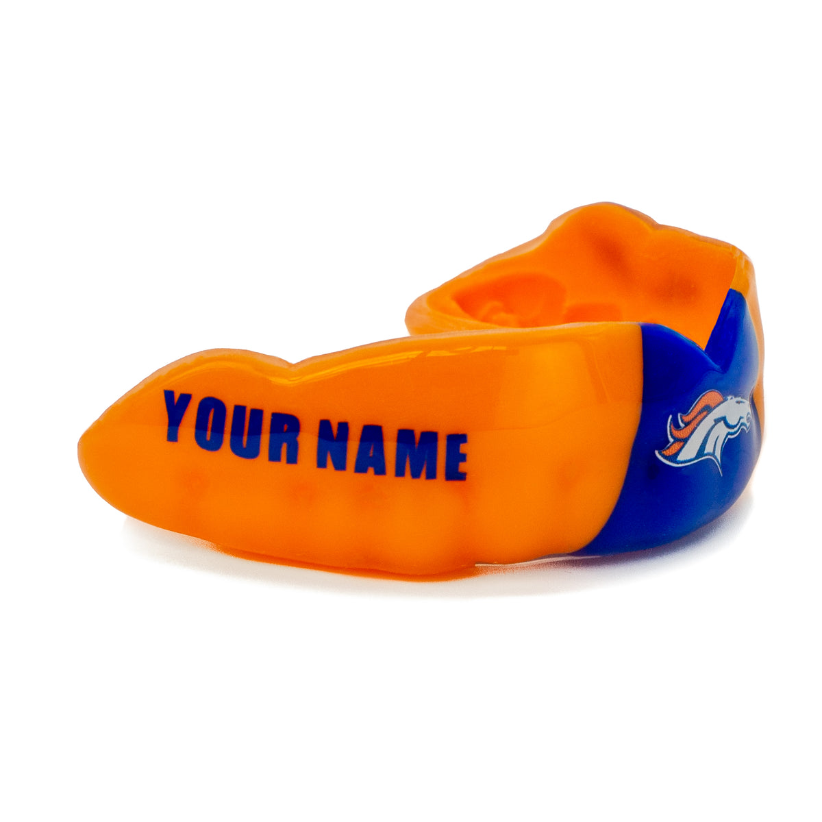 Custom Sports Mouthguard – 3-Stripe / -2-Color Design Example
