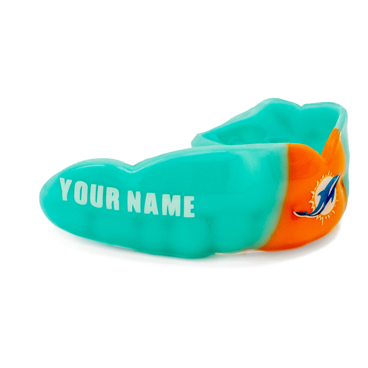 Custom Sports Mouthguard – 3-Stripe / -2-Color Design Example