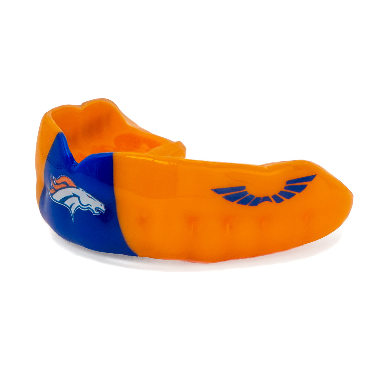 Custom Sports Mouthguard – 3-Stripe / -2-Color Design Example