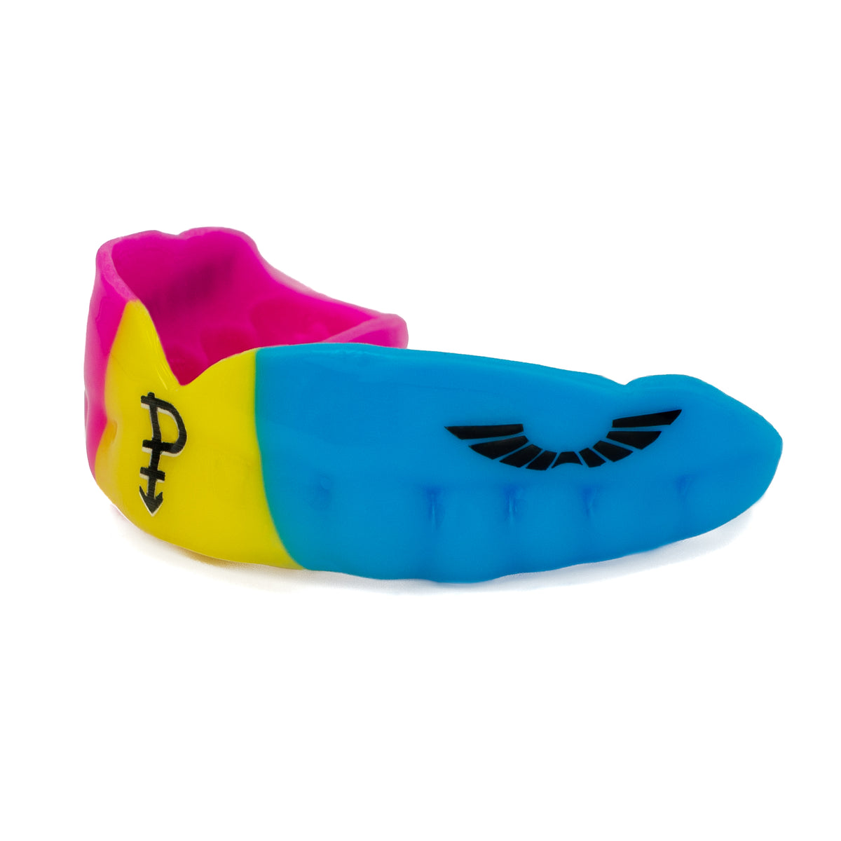 Custom Sports Mouthguard – 3-Stripe / - 3- Color Design Example