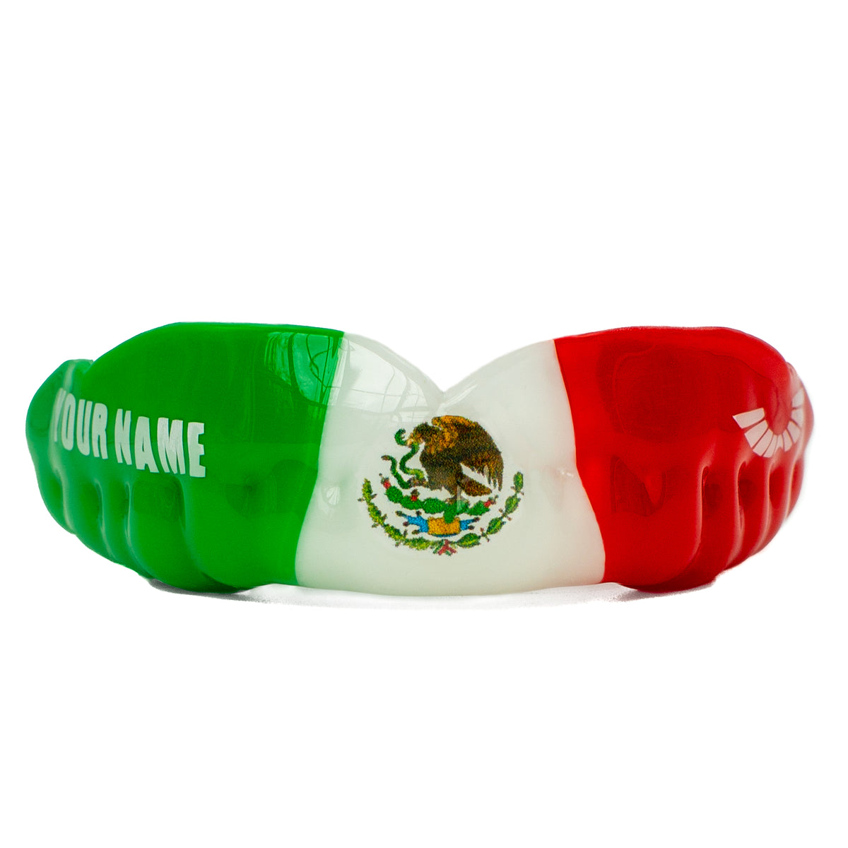 Custom Sports Mouthguard – 3-Stripe / - 3- Color Design Example