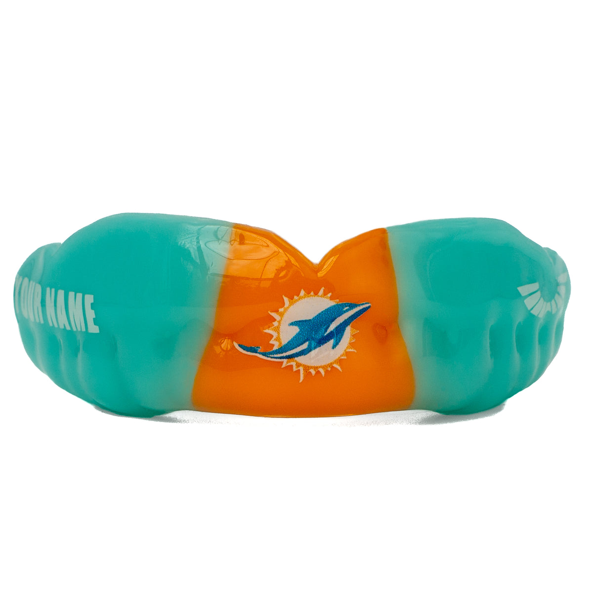 Custom Sports Mouthguard – 3-Stripe / -2-Color Design Example