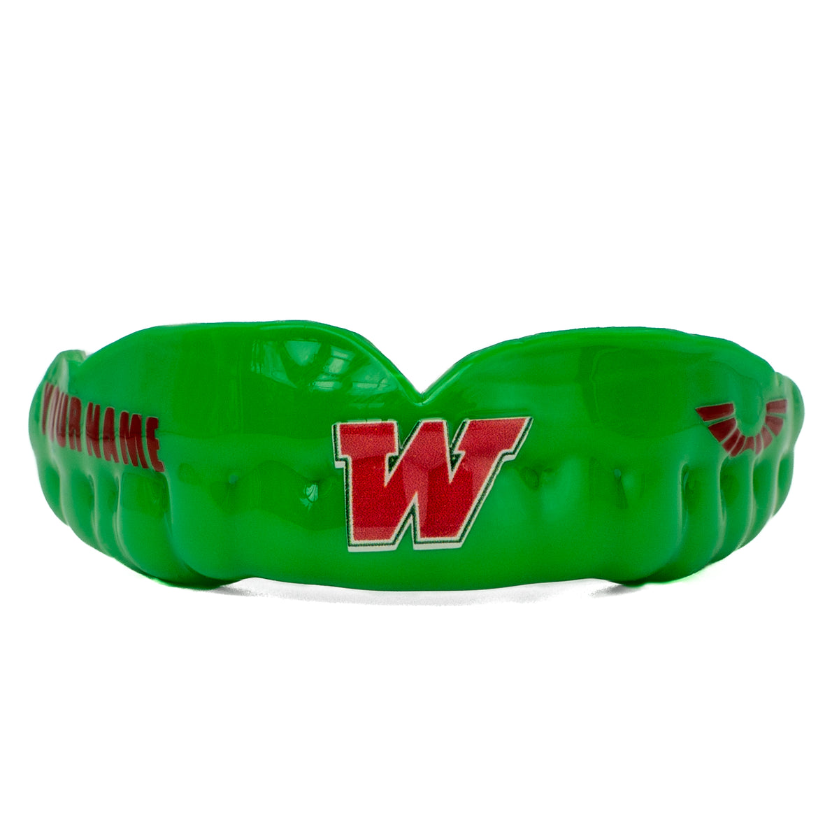 Custom Sports Mouthguard – 1-Color Design Example