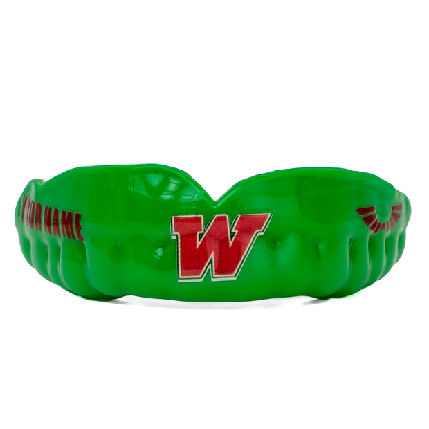 Custom Sports Mouth Guards  Example of Single Color